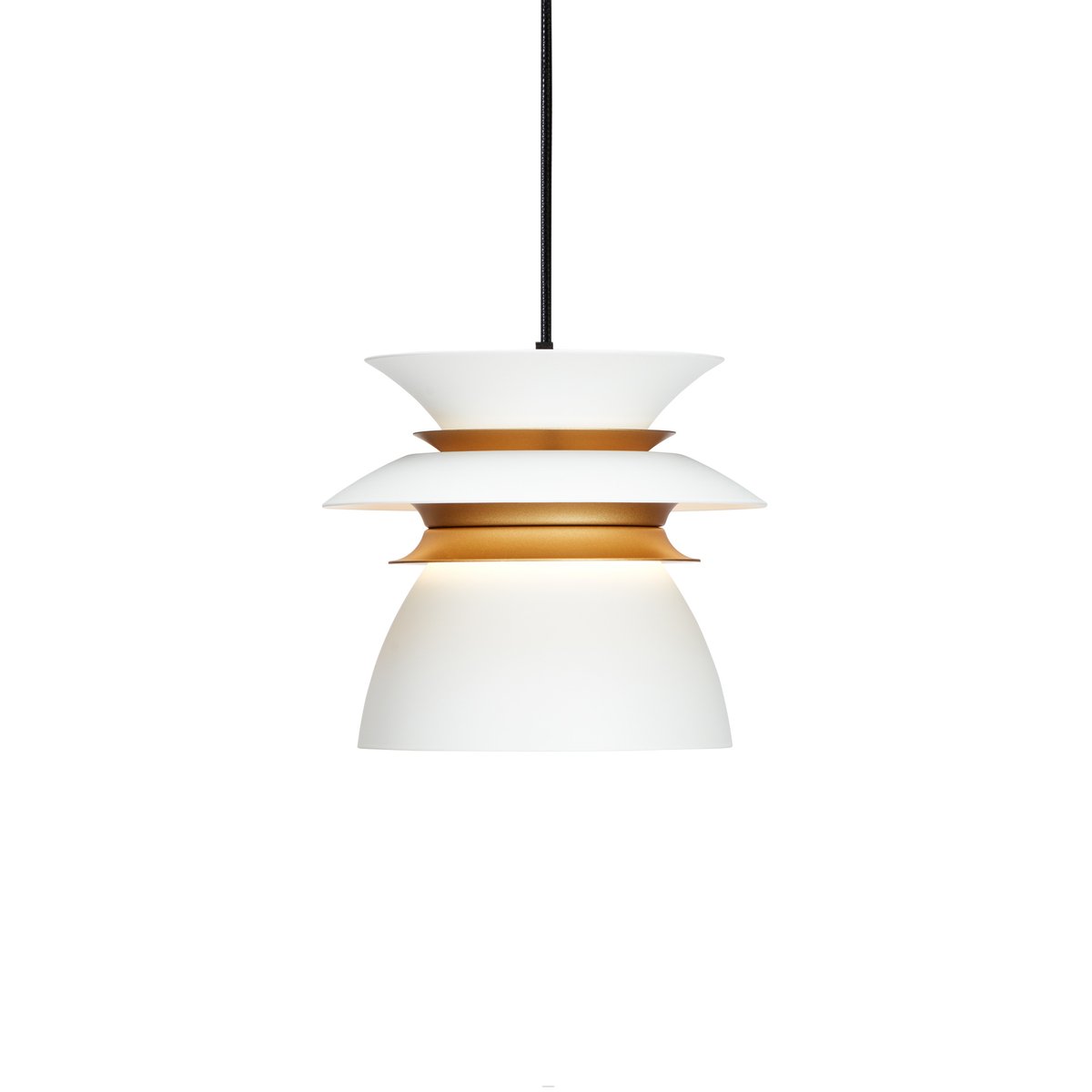 Belid Diablo ceiling lamp Ø16.5 cm Matte white-brass