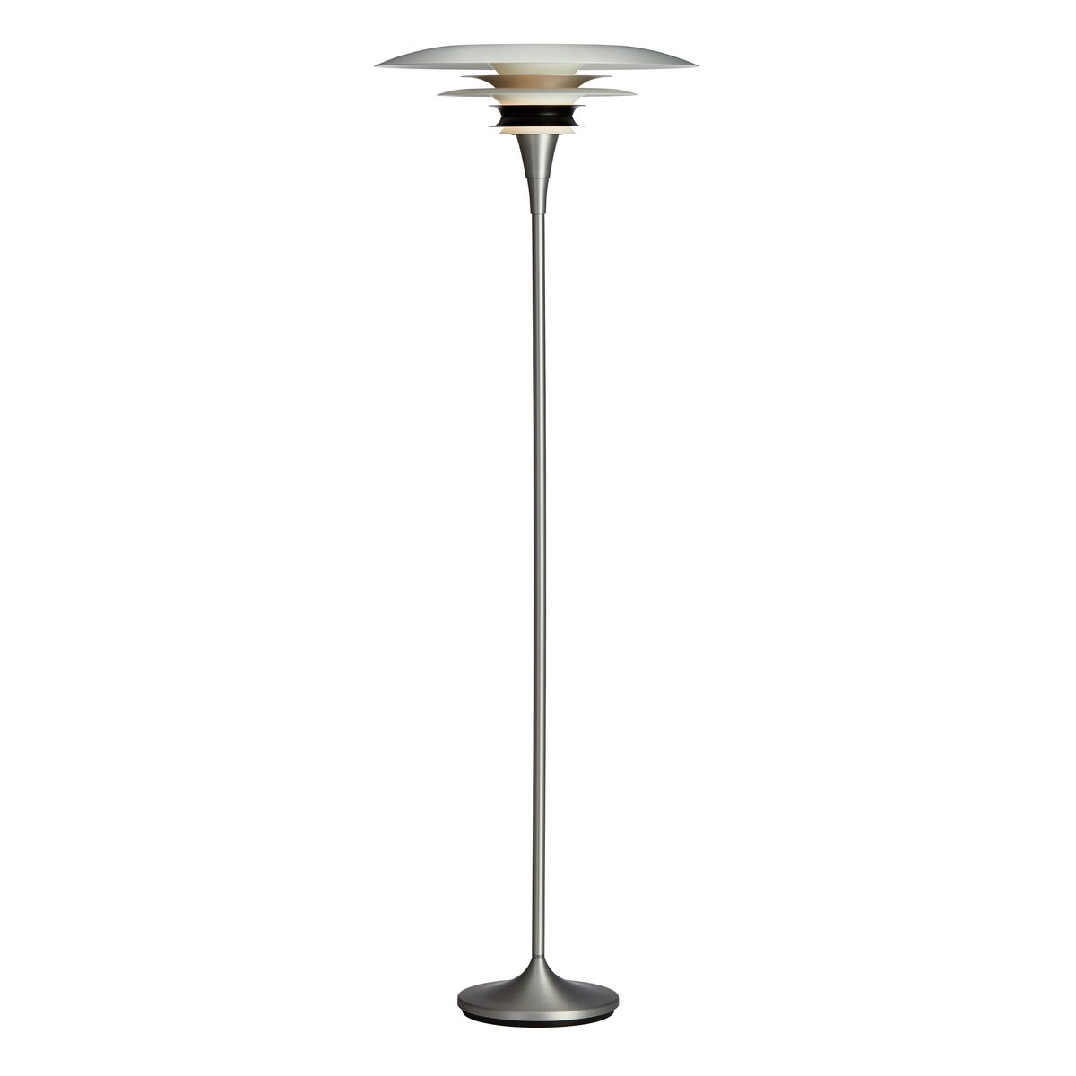 Belid Diablo floor lamp Ø50 cm Matte aluminum-matte black