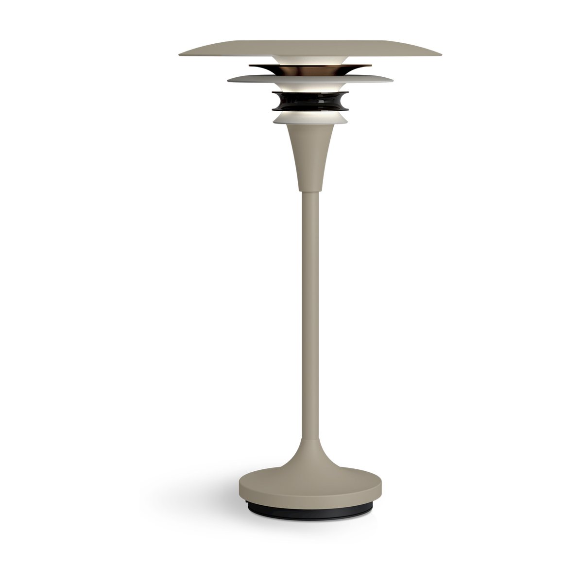 Belid Diablo table lamp Ø20 cm Sand-metal bronze