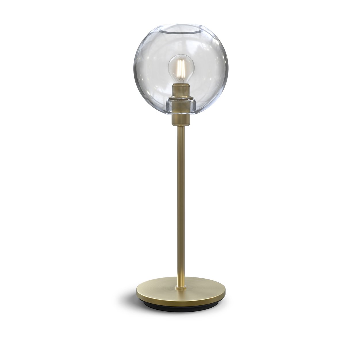 Belid Gloria table lamp 46 cm brass-clear