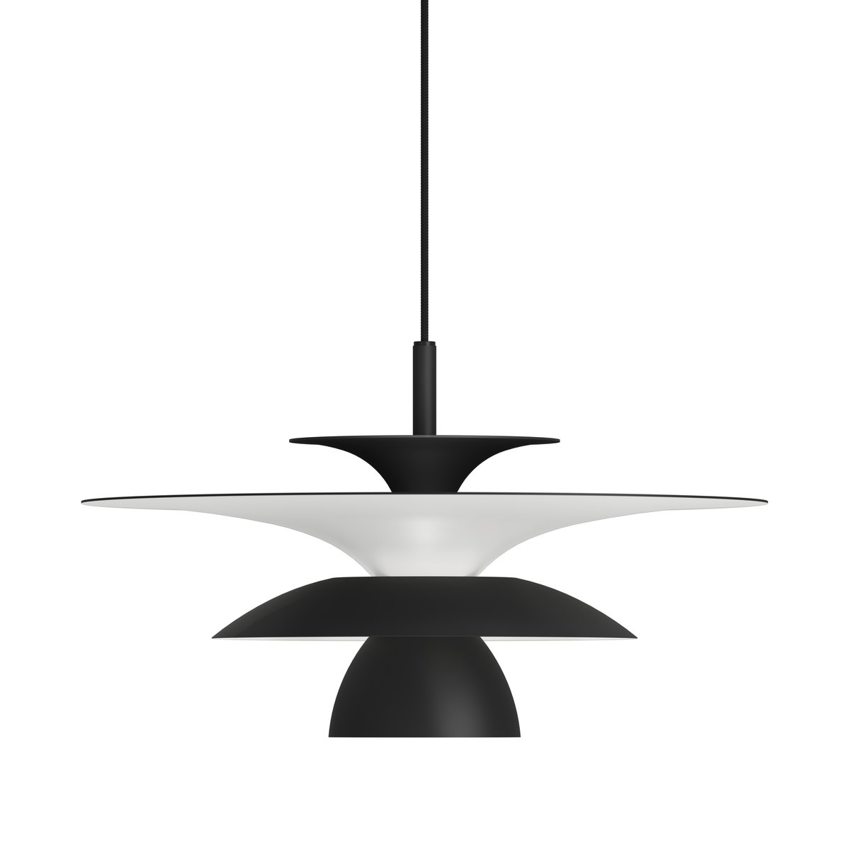 Belid Picasso pendant lamp Ø38 cm Matt black