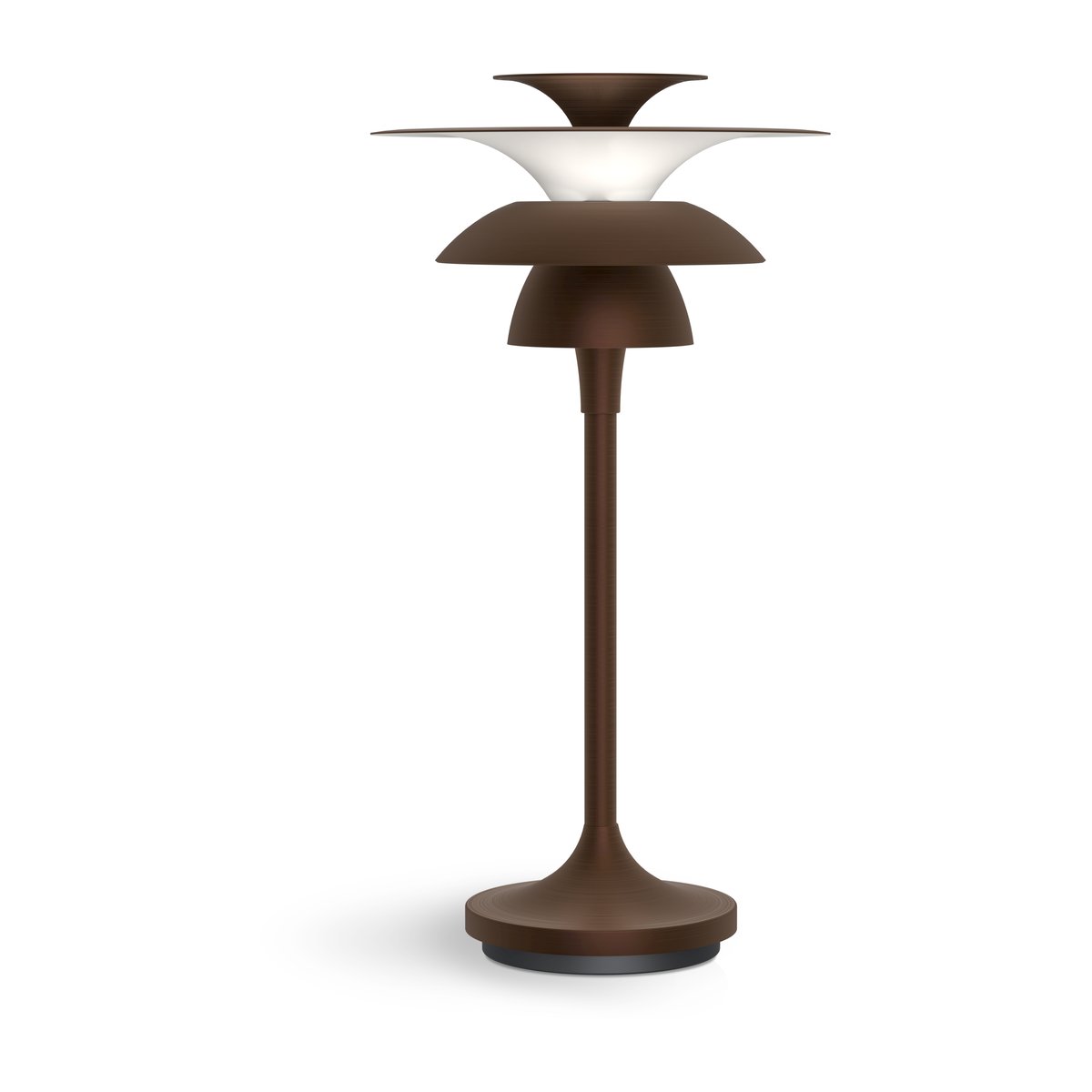 Belid Picasso table lamp, small 34.8 cm Oxide