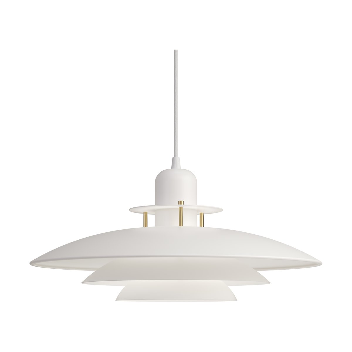 Belid Primus pendant Ø43 cm Matte white-brass