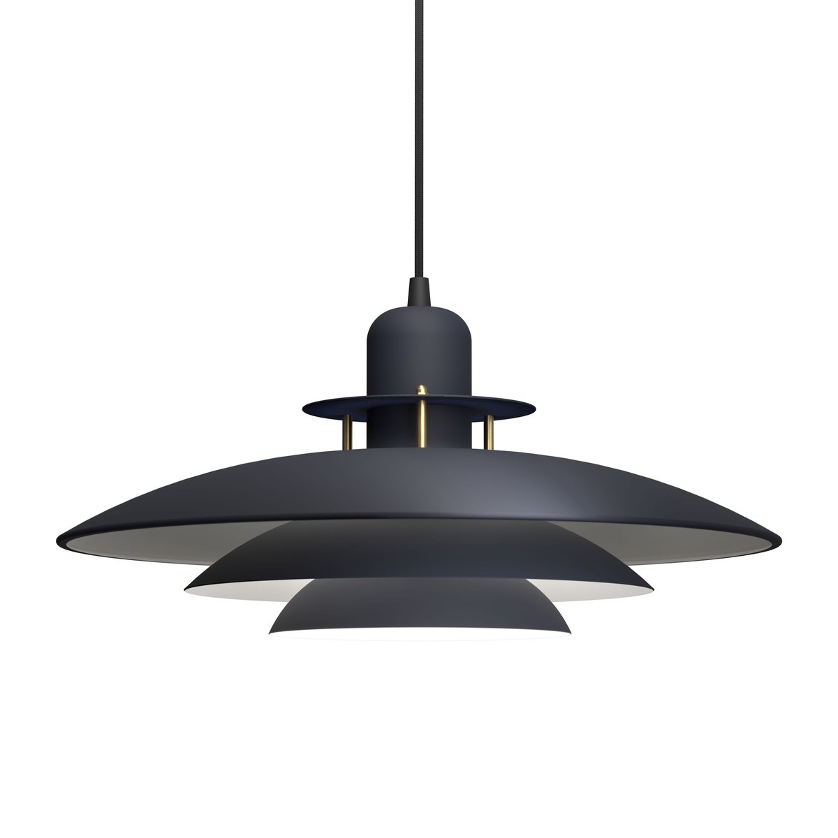 Belid Primus pendant lamp Ø43 cm Denim-brass