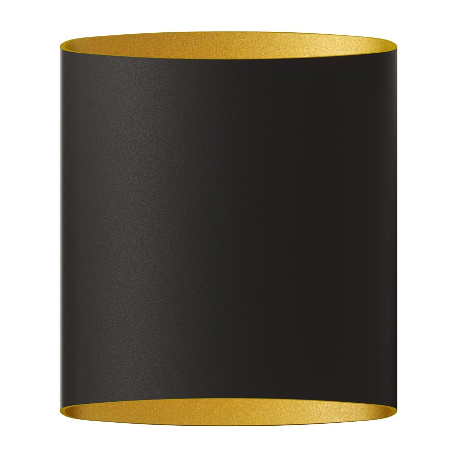 Belid Sinne wall lamp Black structured-brass