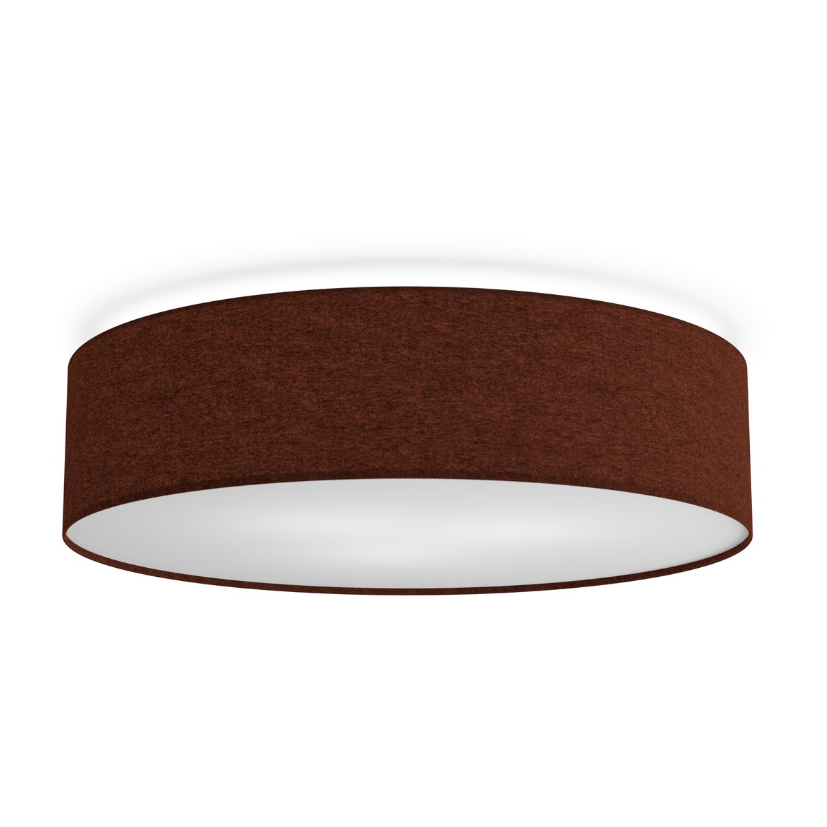 Belid Soft ceiling lamp Ø60 cm Rust red wool