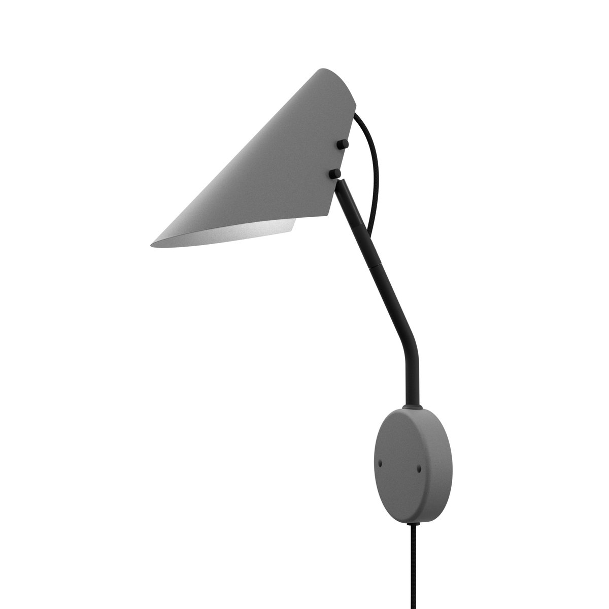 Belid Vincent wall lamp Concrete-black