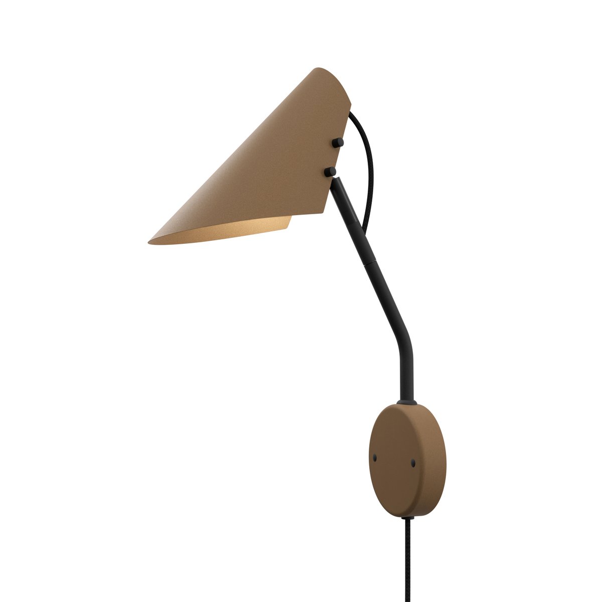 Belid Vincent wall lamp Sand-black