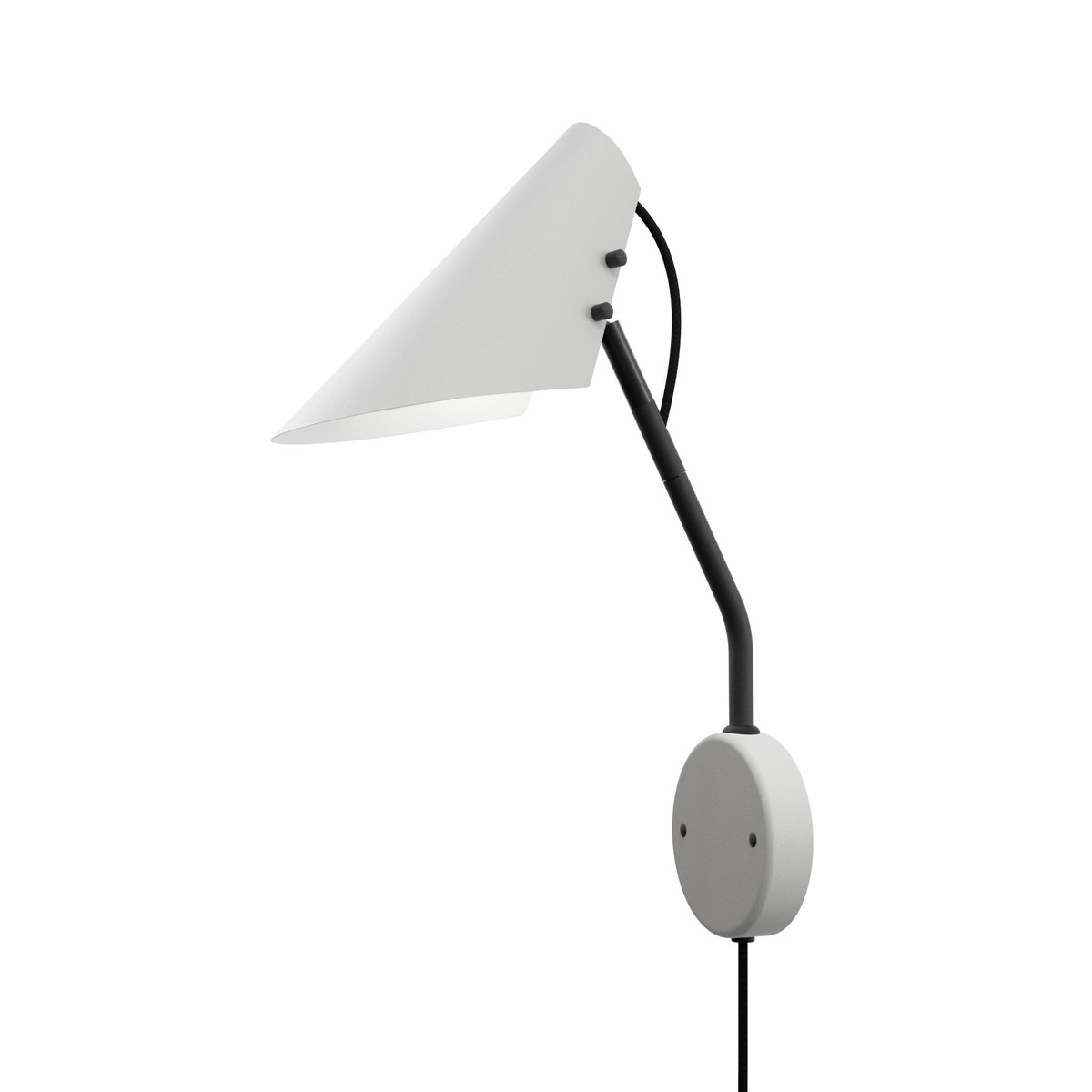 Belid Vincent wall lamp White-black