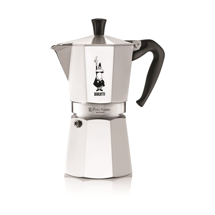 Moka coffee maker 9 cups - Silver - Bialetti