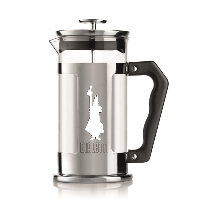 Preziosa coffee press 8 cups - Silver-black - Bialetti