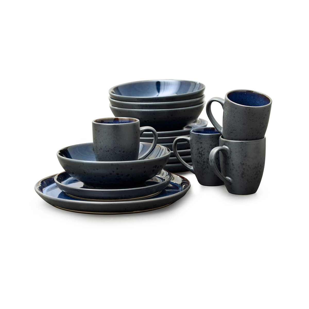 Bitz Bitz dinnerware set 16 pieces Cobalt Blue