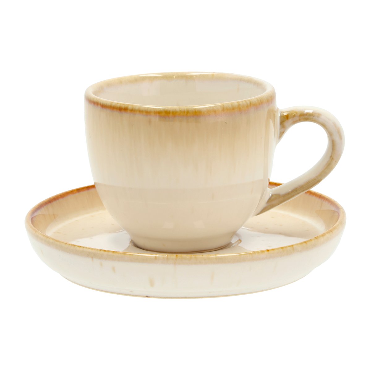 Bitz Bitz espresso cup with saucer 7 cl Cream white