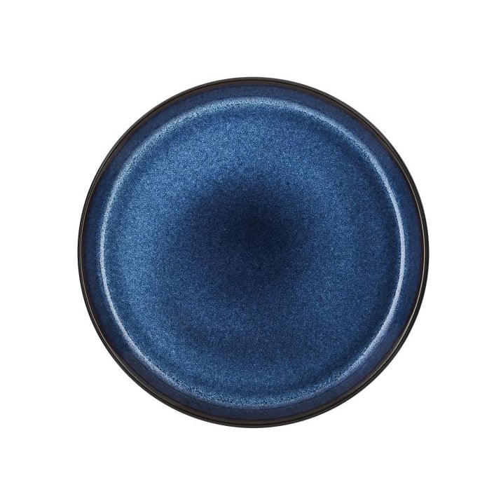 Bitz Bitz plate gastro Ø 21 cm Black-dark blue | Scandinavian Design | Small plates & side plates | Blue