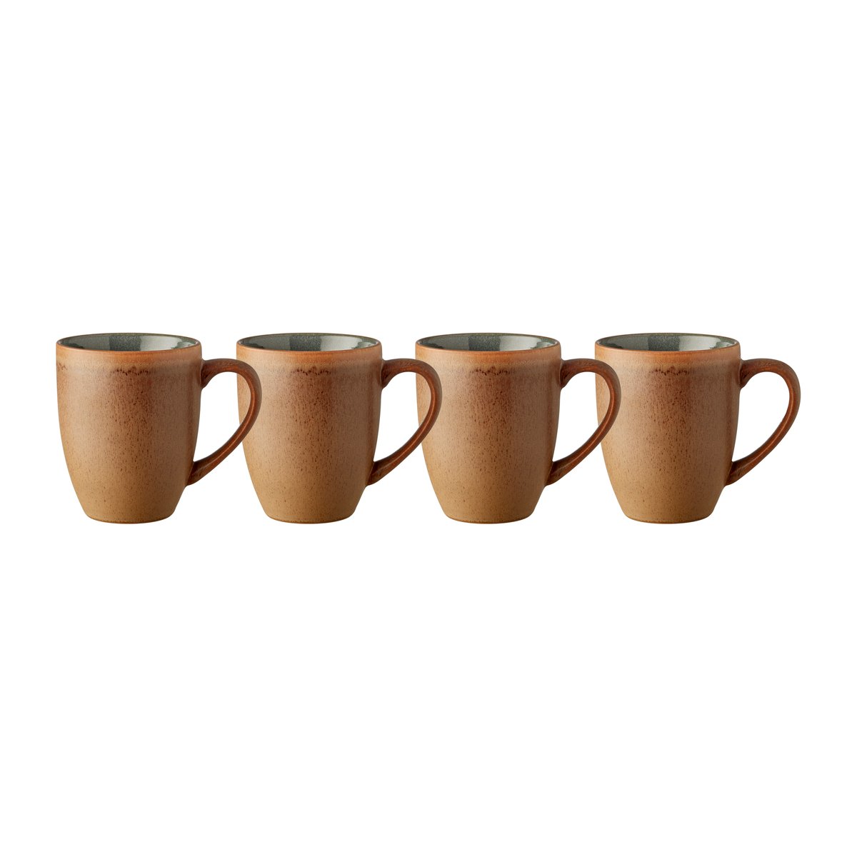 Bitz Bitz Wood mug 30 cl 4-pack Wood-forest | Scandinavian Design | Coffee cups | Brown