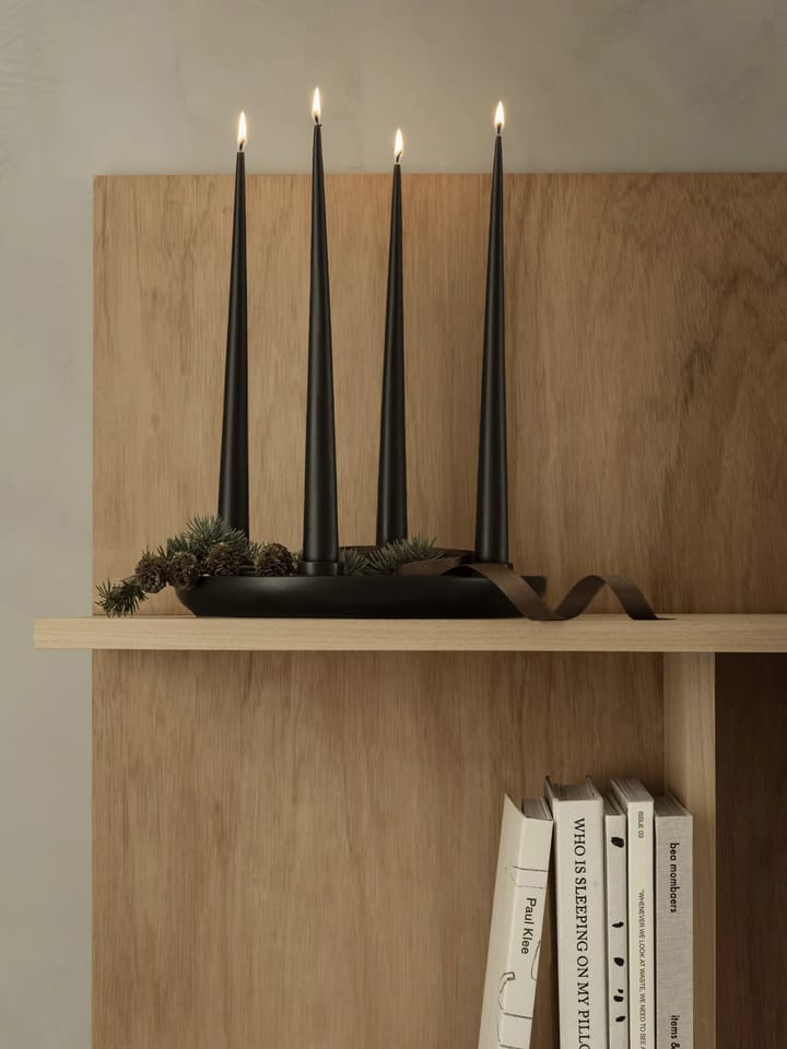 ADVENT candlestick Ø27 cm - Black - blomus