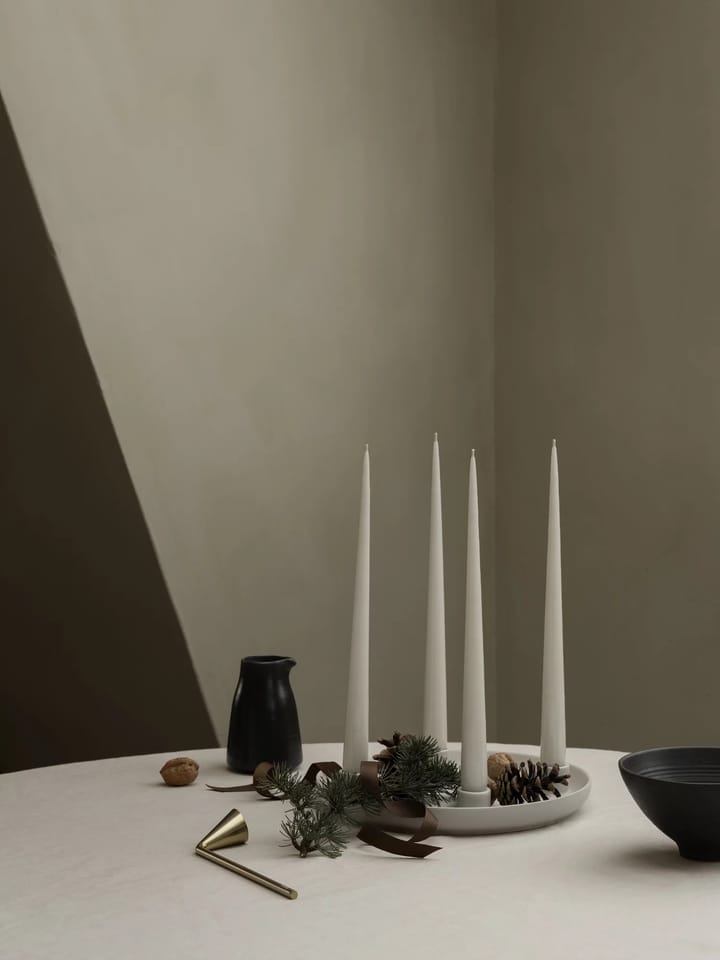 ADVENT candlestick Ø27 cm - Moonbeam - blomus