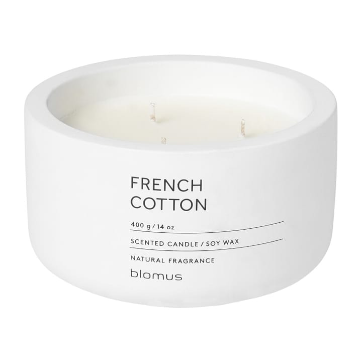 Fraga scented candles 25 hours - French Cotton-Lily White - Blomus