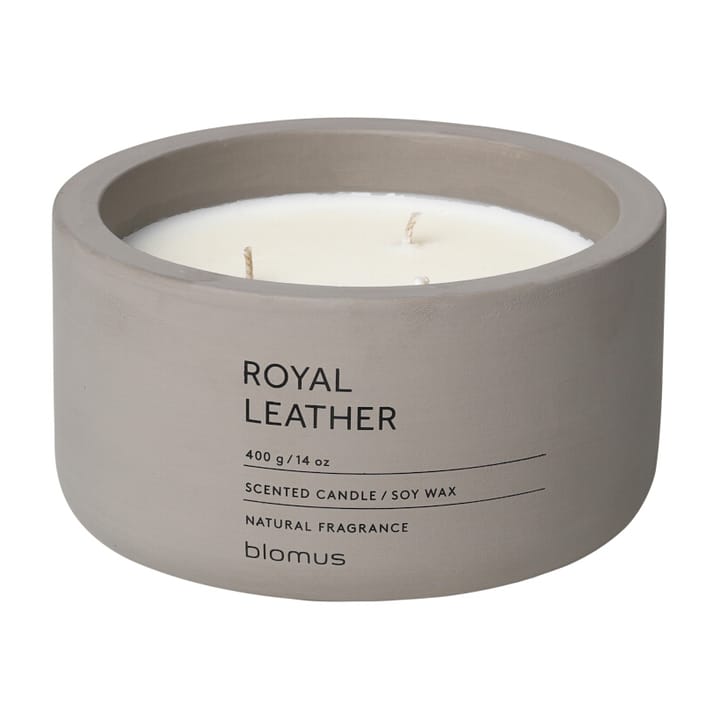 Fraga scented candles 25 hours - Royal Leather-Satellite - Blomus