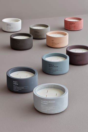 Fraga scented candles 25 hours - Sea salt & Sage-Withered Rose - blomus