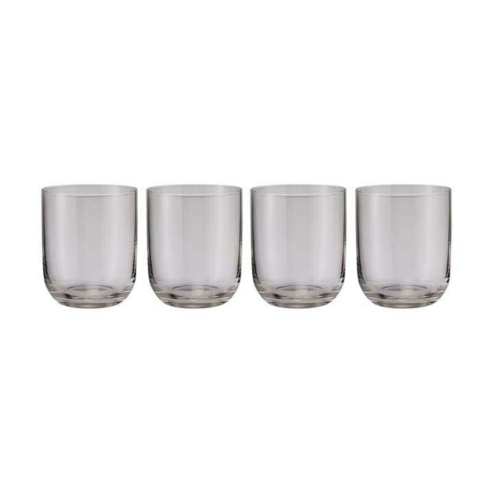 Fuumi drinking glass 34 cl 4-pack - Smoke - blomus