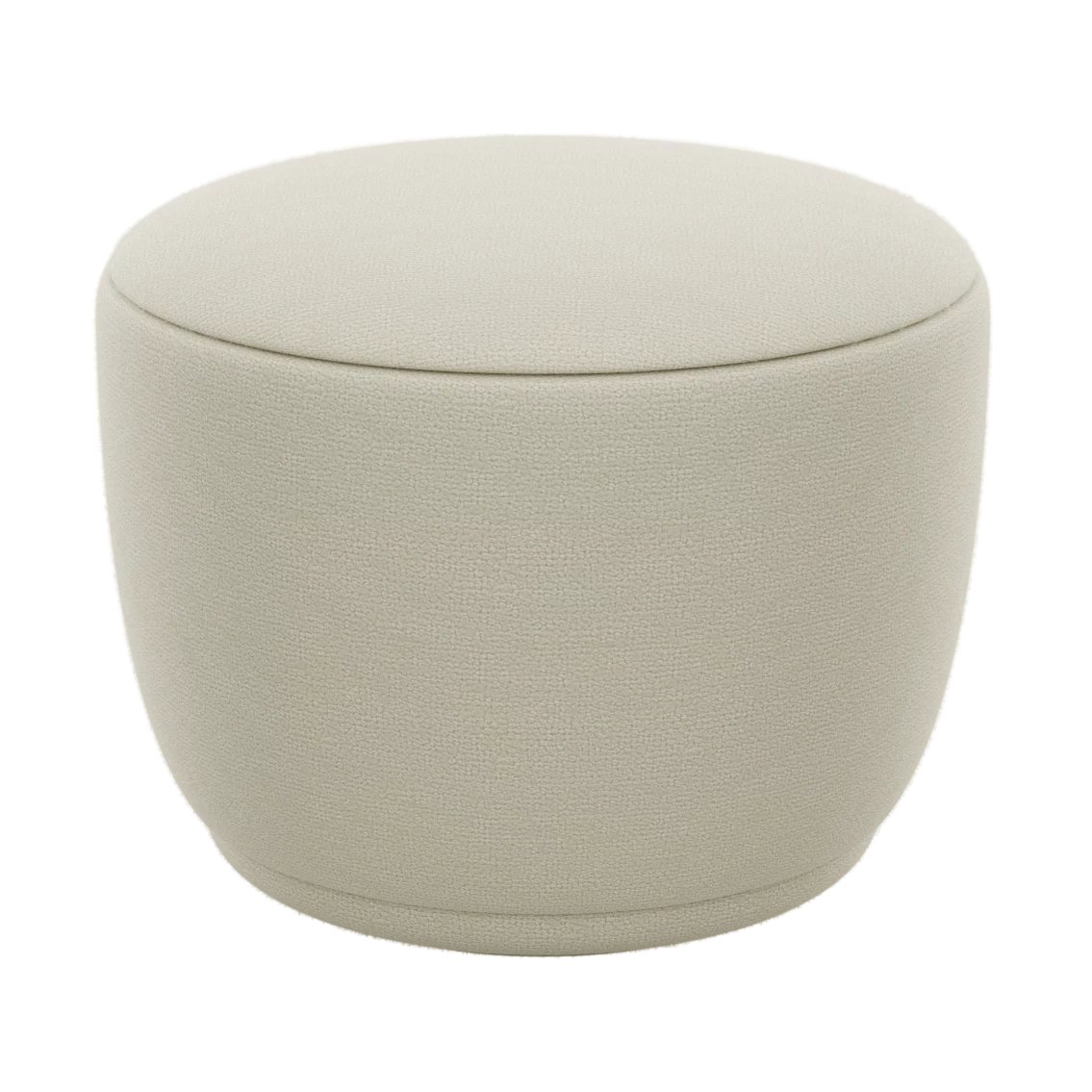 blomus Kuon pouf 45xØ48 cm Boucla beige