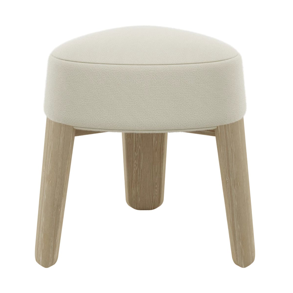 blomus Kuon stool 45xØ47 cm Boucla beige