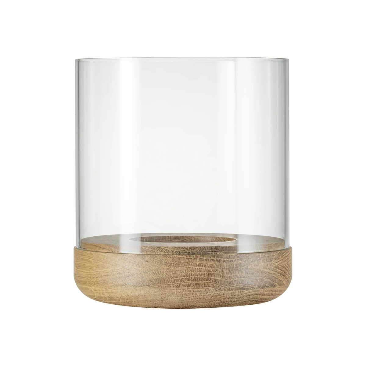 blomus Lanto lantern lantern XL Ø26.5 cm Transparent-oak