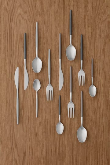 Maxime dessert fork 4-pack - Mourning dove - blomus