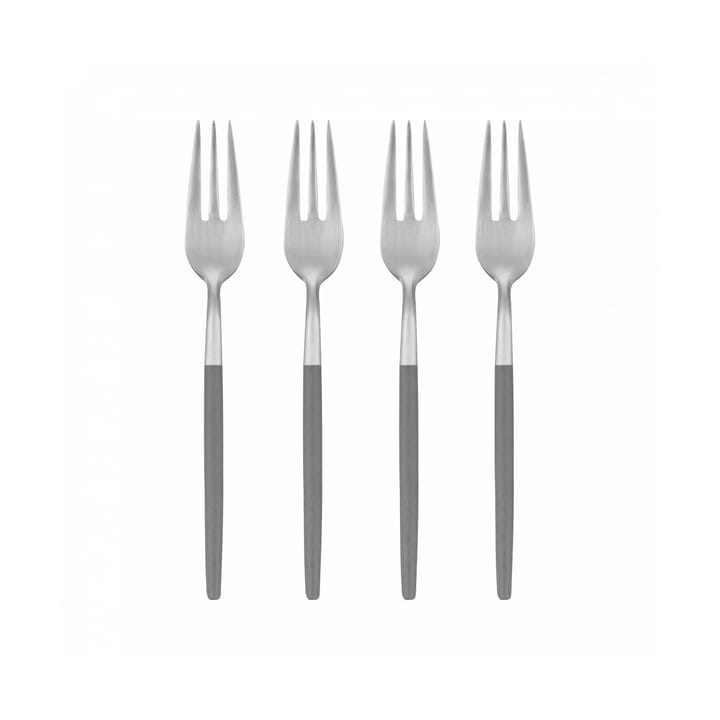 Maxime dessert fork 4-pack - Sharkskin - Blomus