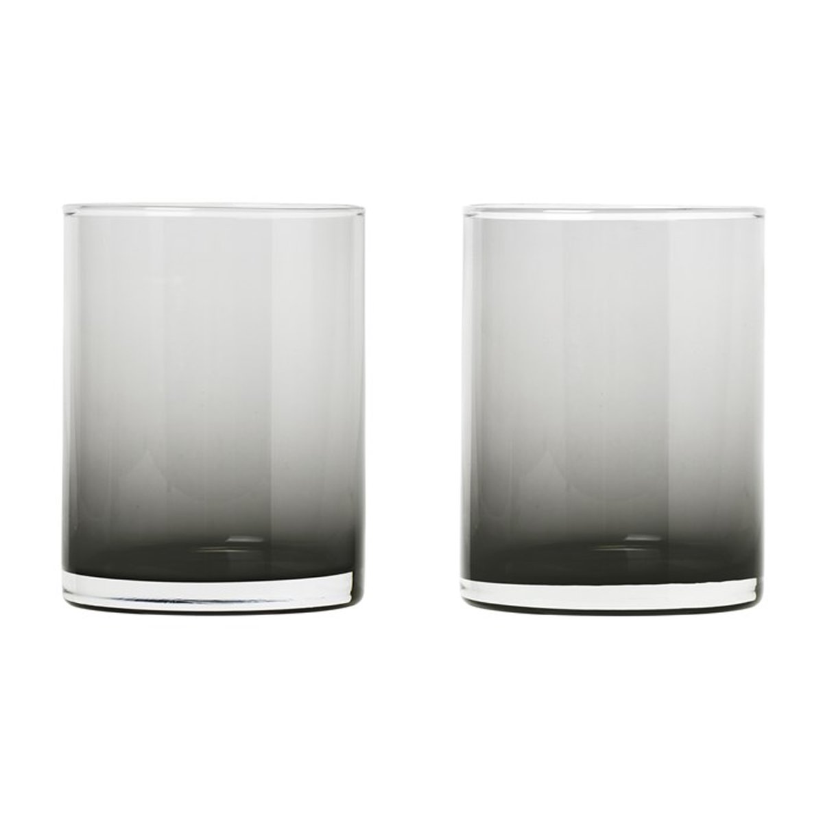 blomus Mera tumbler 22 cl 2-pack Smoke | Scandinavian Design | Drinking glasses & tumblers | Grey