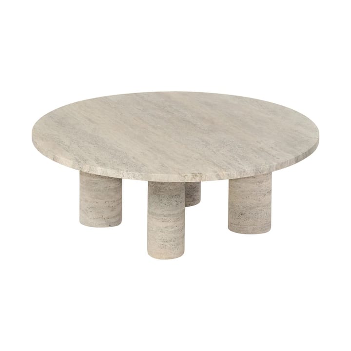 Volos coffee table L Ø75 cm - Travertine - Blomus