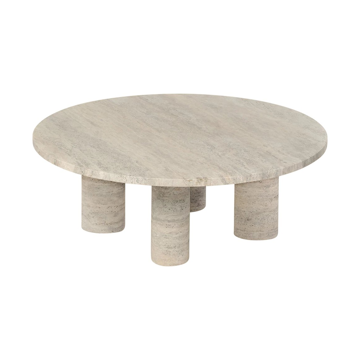 blomus Volos coffee table L Ø75 cm Travertine