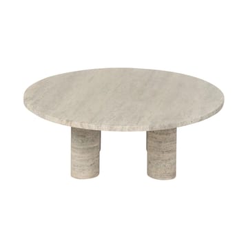 Volos coffee table L Ø75 cm - Travertine - blomus