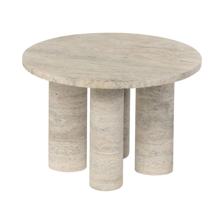 Volos side table S Ø52 cm - Travertine - Blomus