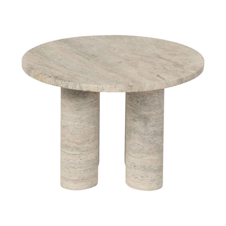 Volos side table S Ø52 cm - Travertine - blomus