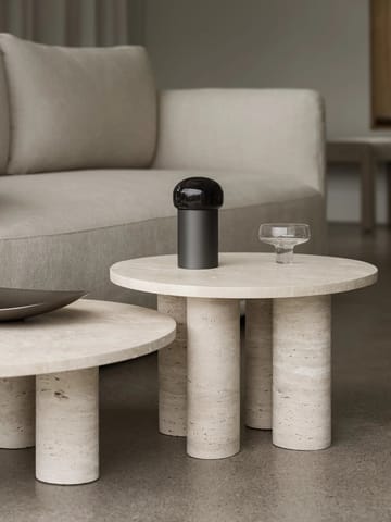 Volos side table S Ø52 cm - Travertine - blomus