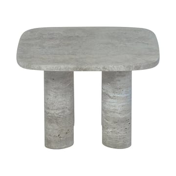 Volos side table S 52x52 cm - Silver Travertine - blomus