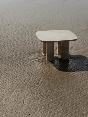 Volos side table S 52x52 cm - Travertine - blomus