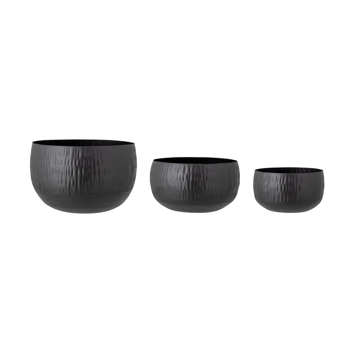 Bloomingville Abisha flower pot 3-pack Black