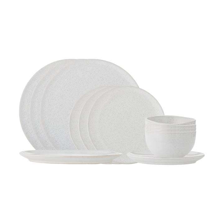 Addison dinnerware set 12 pieces, White Bloomingville