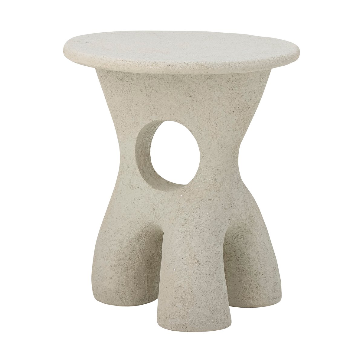 Bloomingville Amiee side table Ø37x43,5 cm White