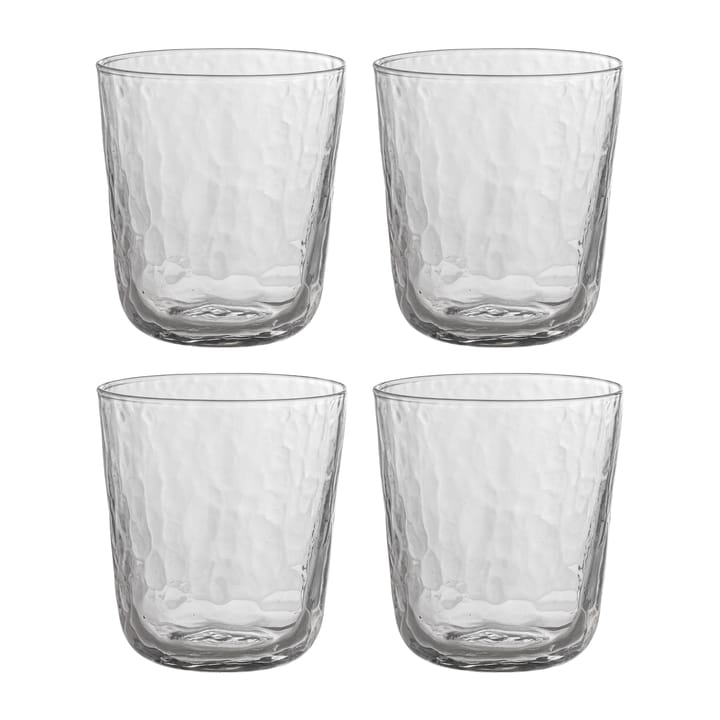 Asali drinking glass 21 cl 4-pack, Clear Bloomingville