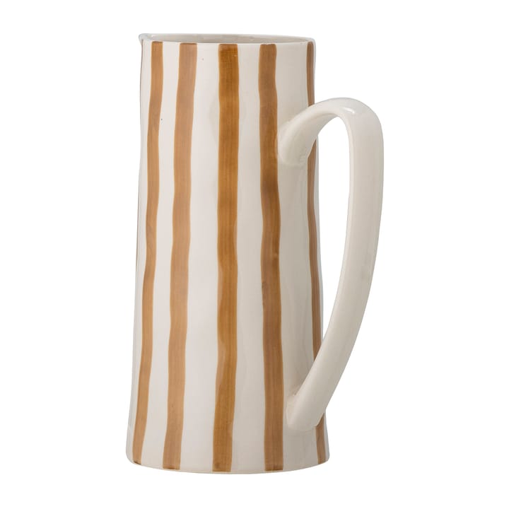 Begonia pot stoneware 23.5 cm, Brown stripes Bloomingville