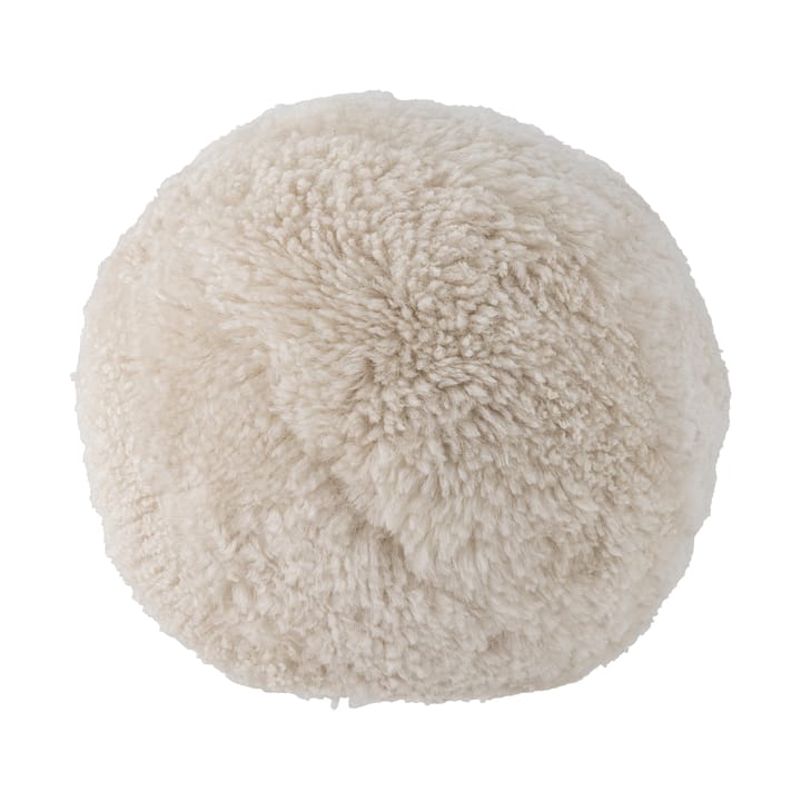 Betsy cushion sheepskin Ø30 cm - White - Bloomingville