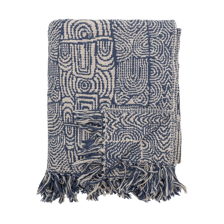 Bresso throw 130x160 cm - Blue - Bloomingville