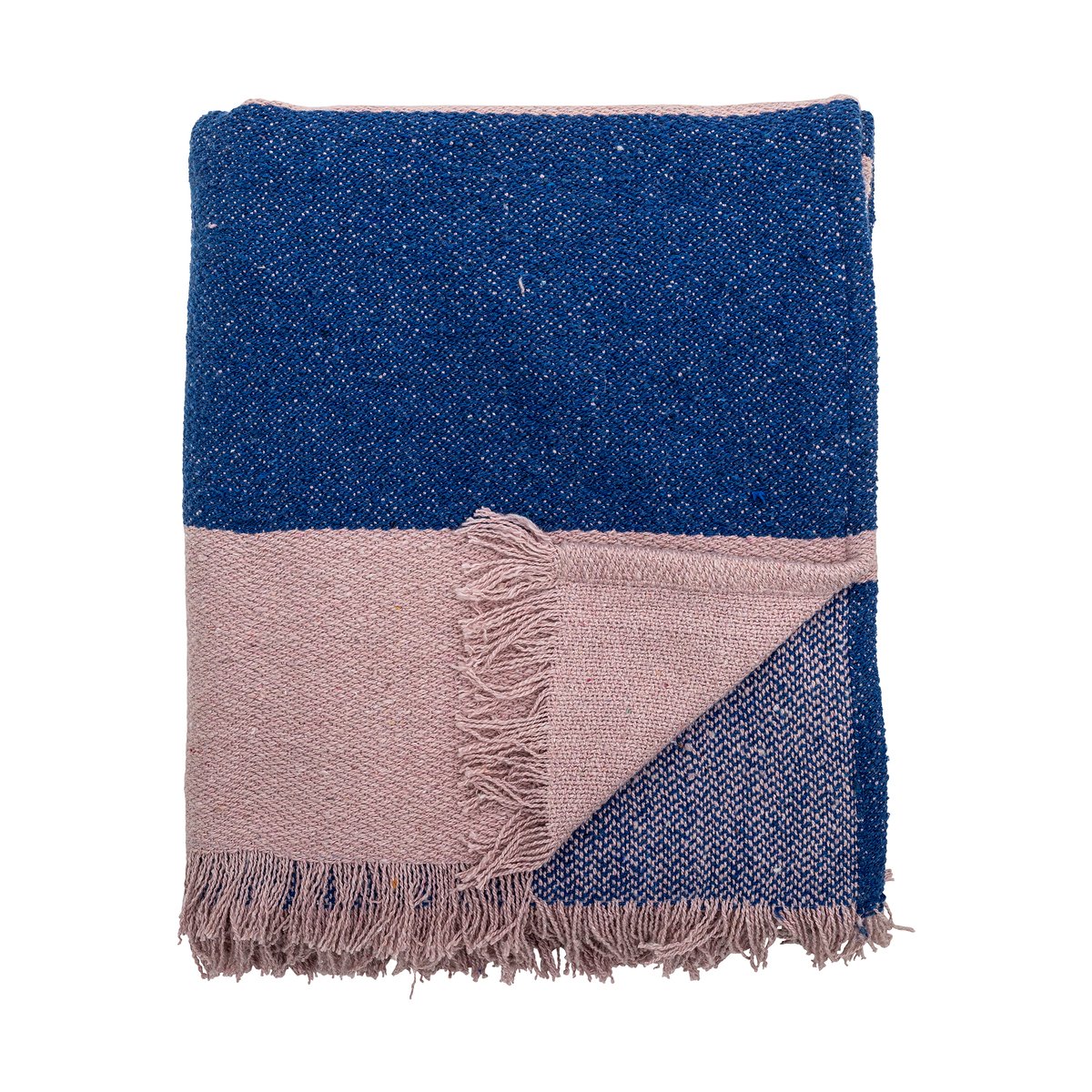 Bloomingville Cadeo plaid 130x160 cm Blue | Scandinavian Design | Wool blankets & throws | Blue