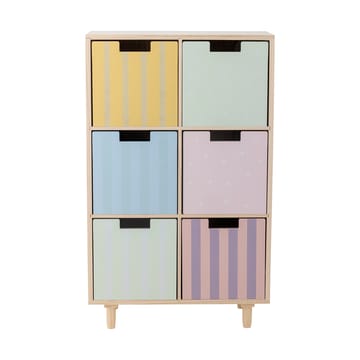 Calle bookshelf 6-drawers 55x88.5 cm - Nature - Bloomingville