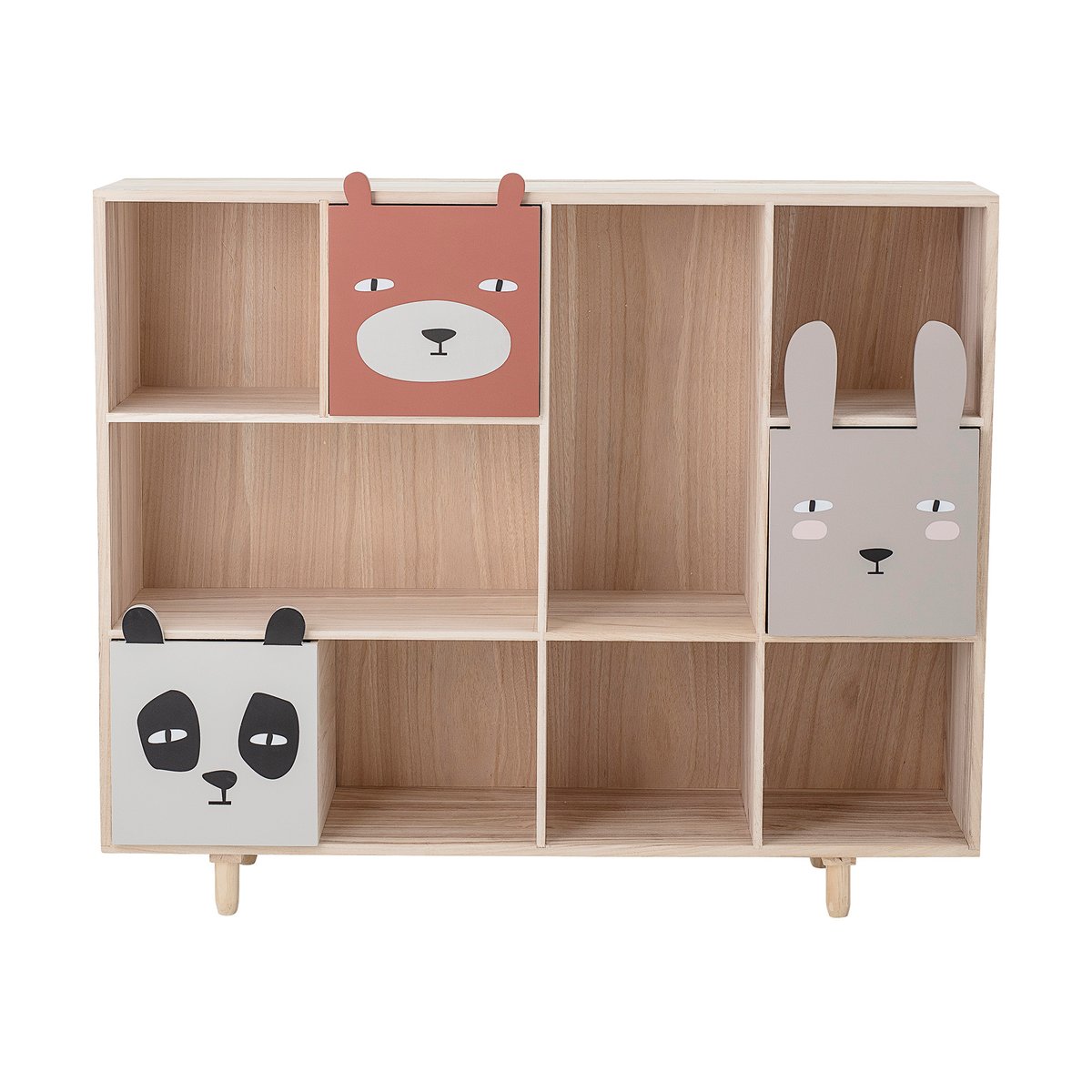 Bloomingville Calle bookshelf 89.5x107 cm 3 drawers Nature