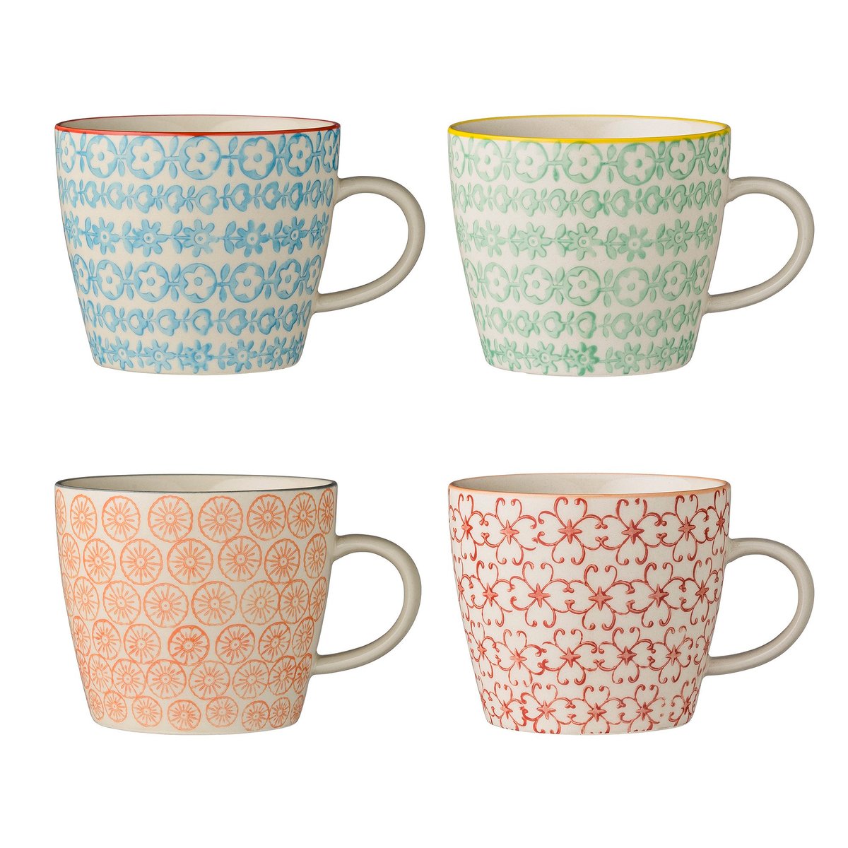 Bloomingville Carla mug 4 pieces multi multi